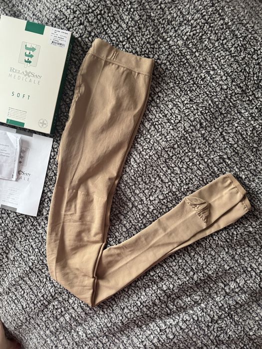 Relaxsan Medicale Soft rajstopy uciskowe ciążowe CCL2 4/XL beżowe