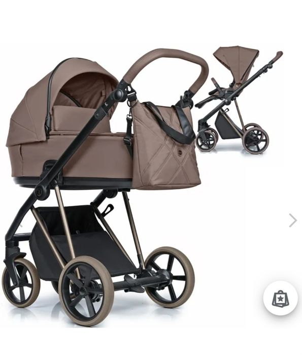 Wózek Roan IVI 2w1 Nowy kolor Mocha mousse