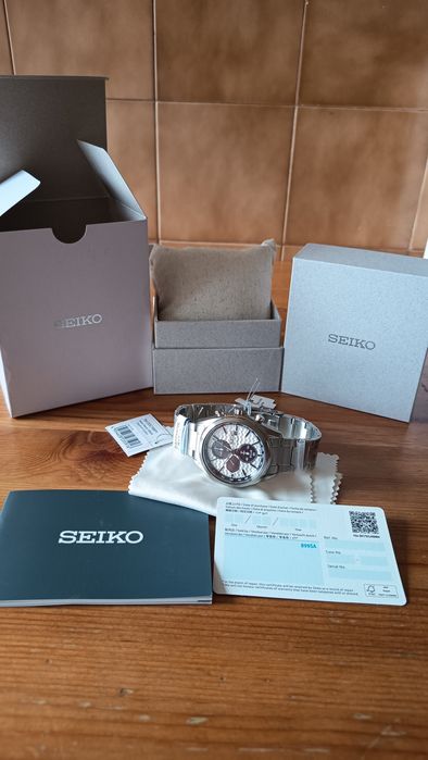 *NOVO* SEIKO SSC769P1 Macchina Sportiva "PANDA" Solar 41.4mm