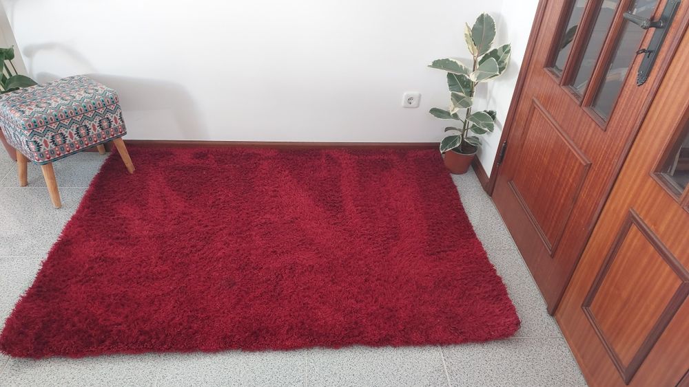 Tapete vermelho pelo grosso