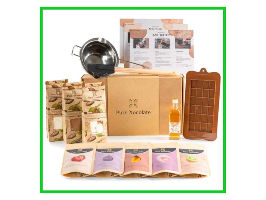 ZESTAW do robienia własnej CZEKOLADY +Akcesoria Prezent DIY czekolada