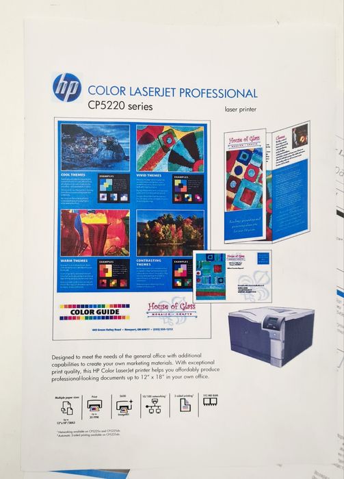 HP Color LaserJet Professional CP5225 . Цветной лазерный А3. Гарантия