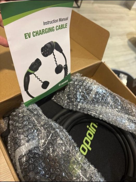 Kabel do ładowania samochodów elektrycznych typ 2 Ecopoint z futerałem