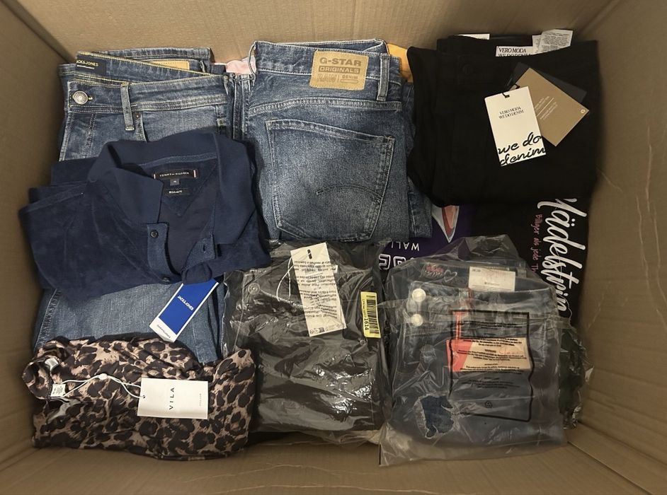 MEGA BOX 50 SZT. UBRAŃ + MARKOWE BUTY | Vinted | OLX | Zwroty | Mix Marek