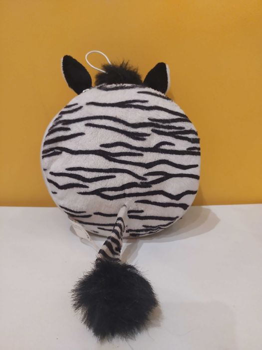 Etui / Pokrowiec na płyty CD DVD Zebra – Pluszowe, Organizer na Płyty
