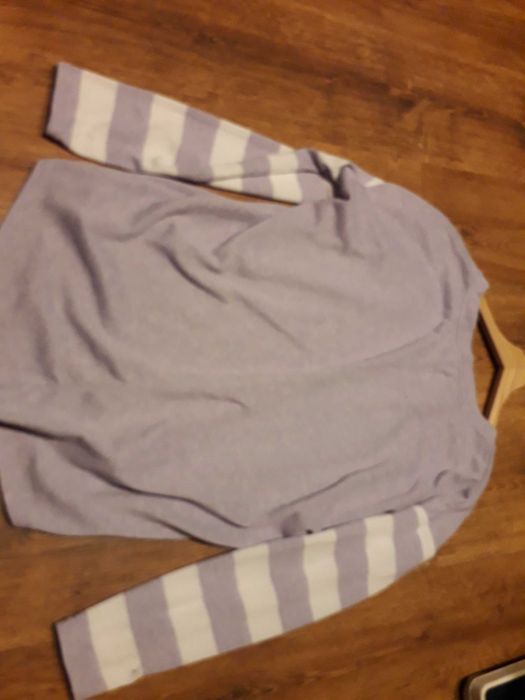bluza w paski swetr