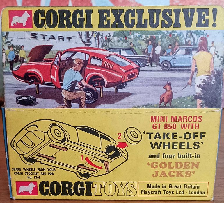 Mini Marcos GT850 Corgi Toys Ref #341