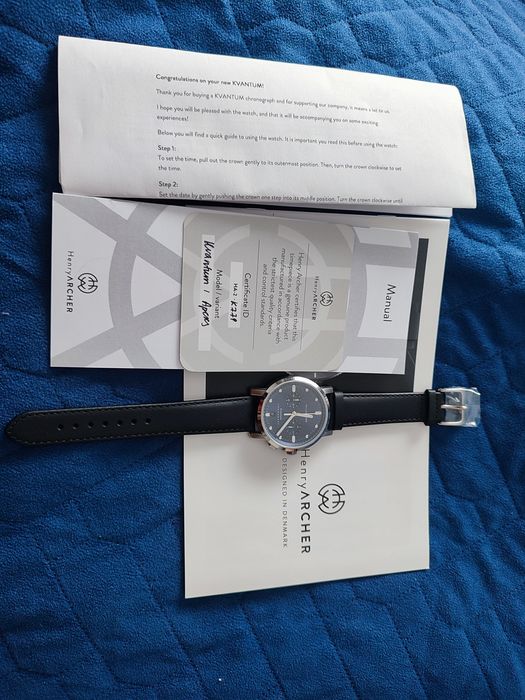 Zegarek Chronograf Henry Archer Kvantum Apeks VK64