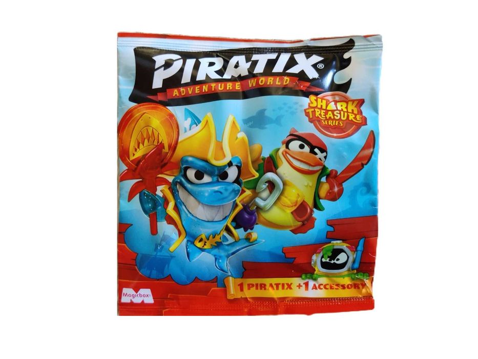 NOWA PIRATIX Shark Treasure Seria 2 saszetka z losową figurką MagicBox ORYGINAŁ