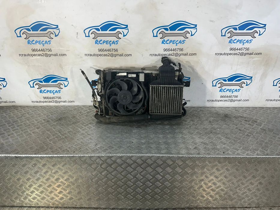 Conjunto Radiadores Agua Intercooler AC Ar Condicionado Opel Astra H