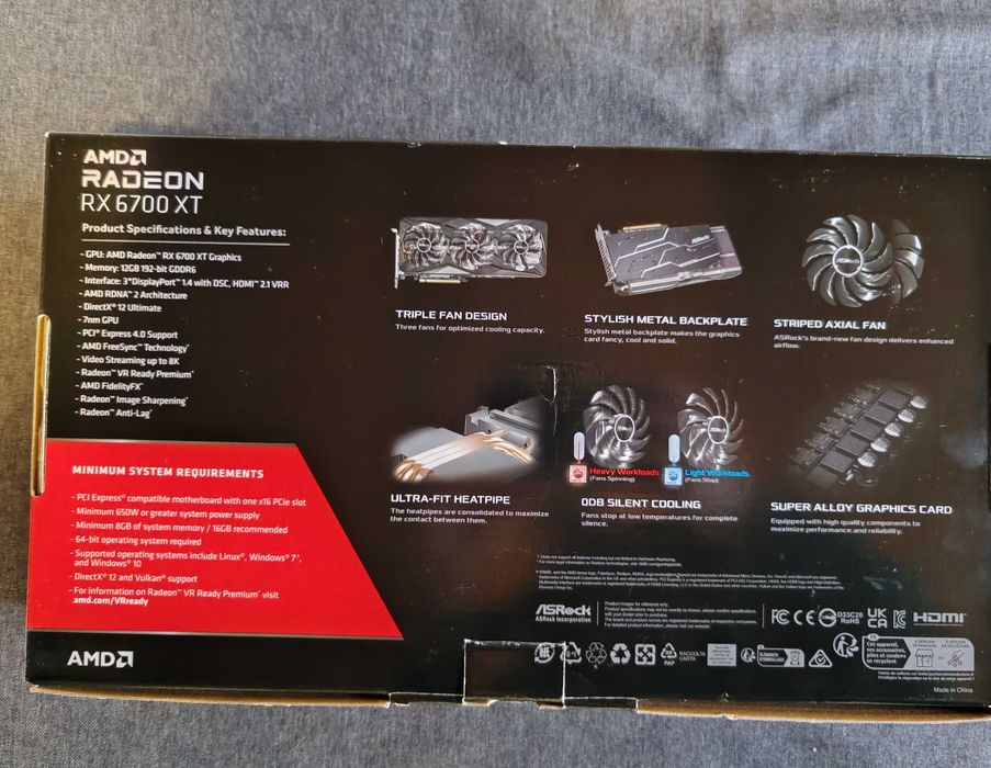 RX 6700 XT 12gb Asrock Challenger Pro OC