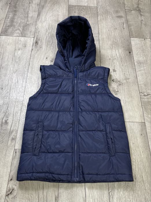 Berghause жилетка S размер стеганая синяя демисезонная