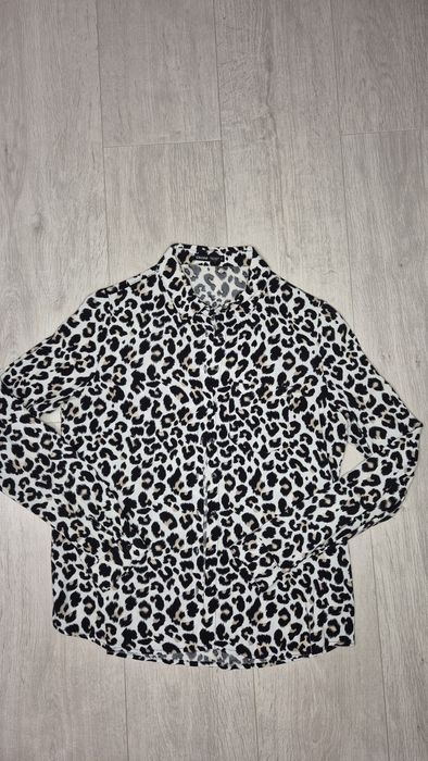 Koszula damska na guziki w panterkę
