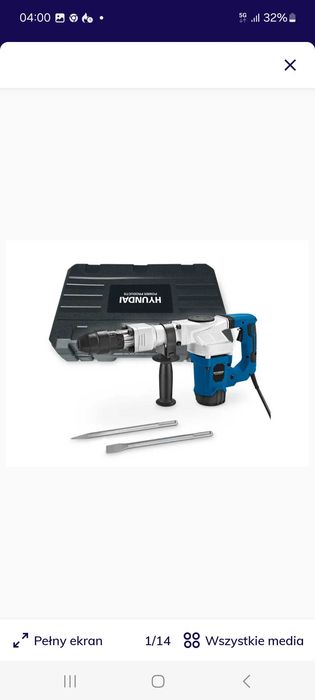 Młotek wyłączający Hyundaia 1300W 20 Joule