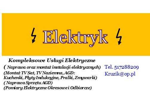 Elektryk Z Uprawnieniami !!! Pomiary. Odbiorcze I Okresowe.