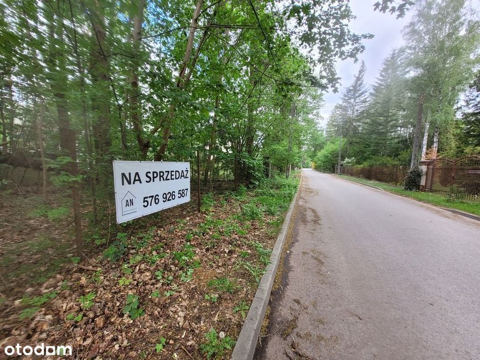 Wyjątkowa działka 1,5 km od SKM – Zalesie Dolne