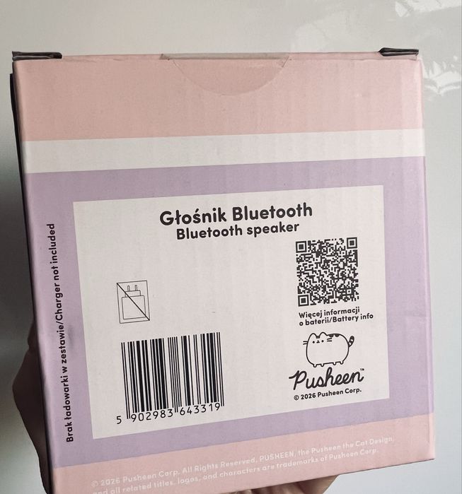 Głośnik Bluetooth Bluetooth speaker, Pusheen