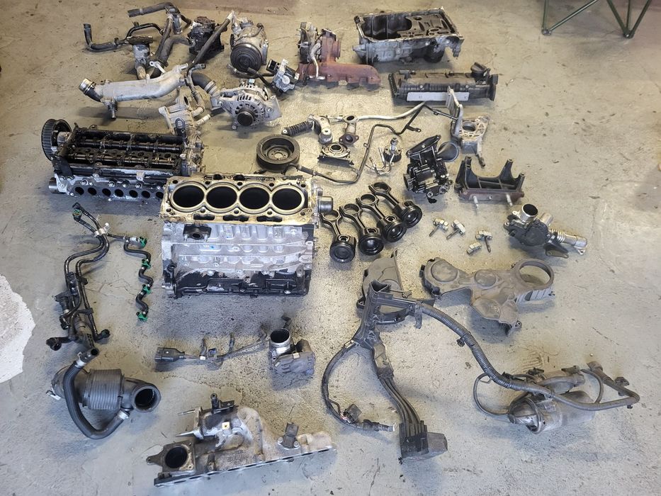 silnik na części hyundai kia 1.6 crdi d4fe blok glowica miska turbina przepustnica kolektor