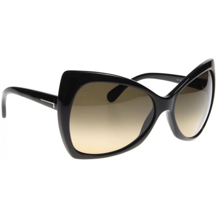 Czarne okulary przeciwsłoneczne oversize old money nico Tom Ford