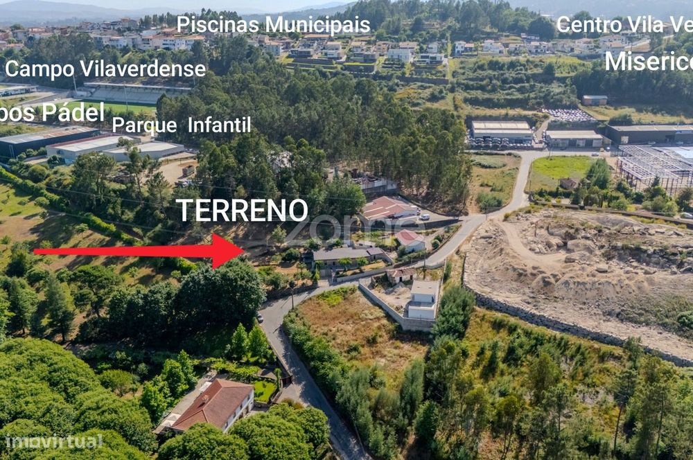 Terreno Urbanizável em Vila Verde - Braga
