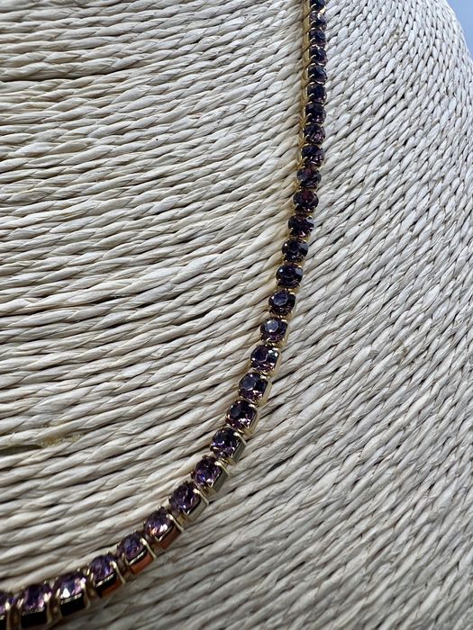 Colar Riviera 3mm em Aço Inoxidável – Banho Ouro 18k