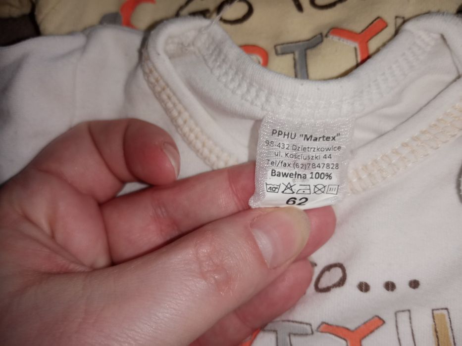 Zestaw body długi rekaw 62