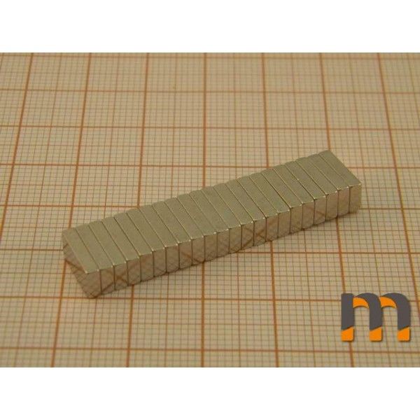 Неодимовый магнит 10x5x2 15х4х1,5