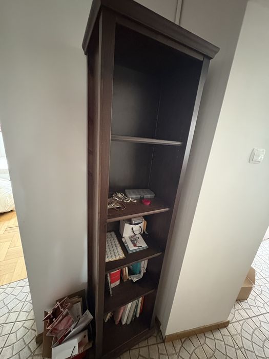 Dwa regały Hemnes IKEA ciemny brąz