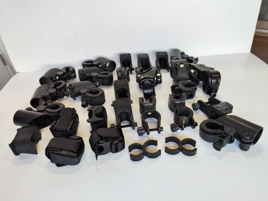 Suportes bicicleta lanterna novos