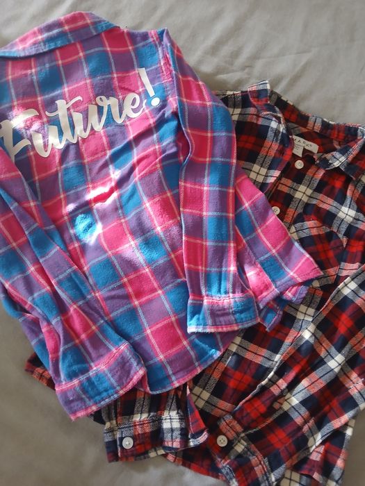 Camisas xadrez menina