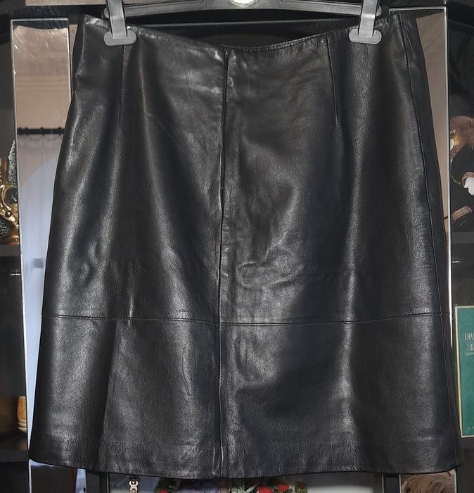Шкіряна спідниця (міні)