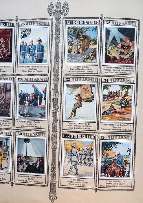 Caderneta Cromos Antiga Reich Alemão - 1933 - Excelente Qualidade