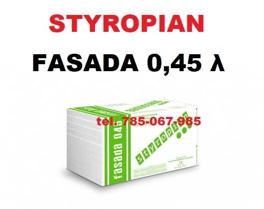 Styropian fasadowy do ociepleń na ściany Biały 0,45 Cała PL NAJTANIEJ