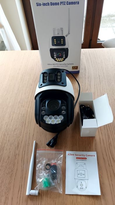 Kam.Zew. 4K8MP 50xzoom optyka Sony 2ekrany Metal obudowa.