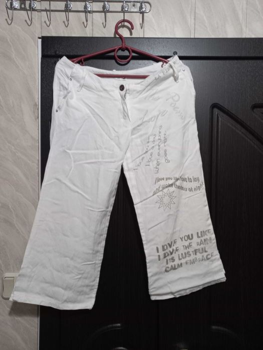 Легкі натуральні бріджи-шорти