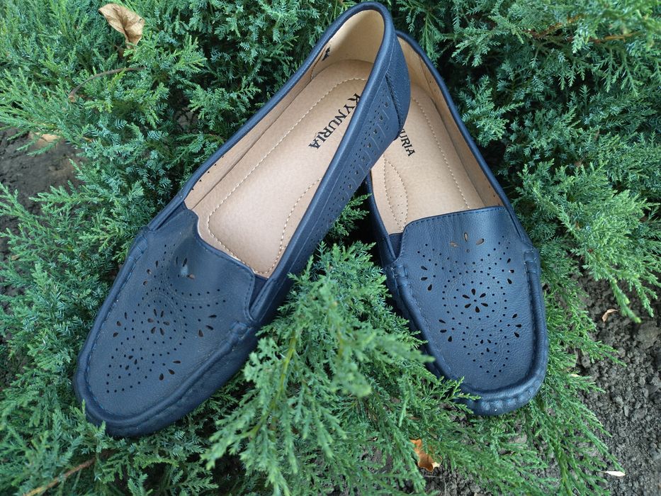 Мокасини туфлі балетки жіночі 39 р 25,5 см