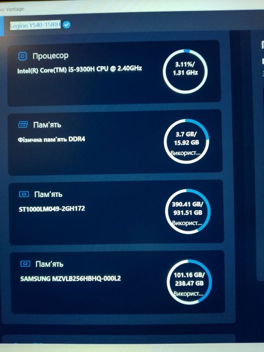 Ноутбук  леново легіон