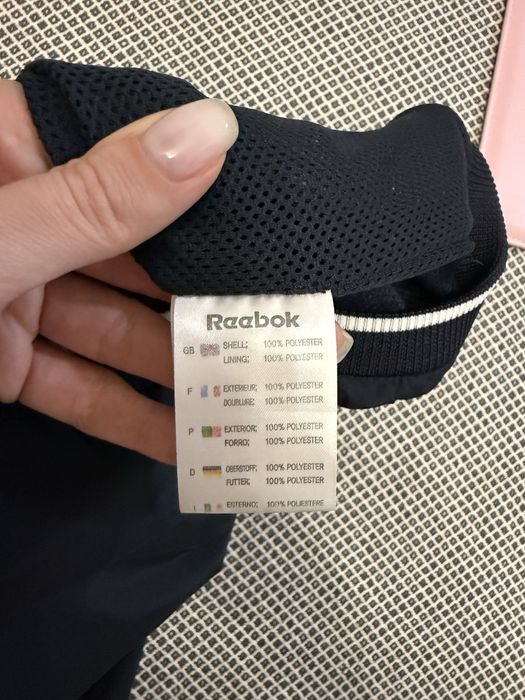Вітровка Reebok вінтажна, темно-синя