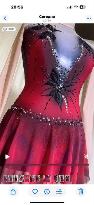 Сукня для фігурного катання 160р