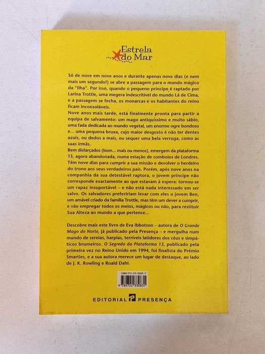 Livro - O Segredo da Plataforma 13 (ctt editorial grátis)