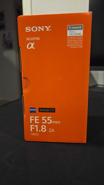 Objetiva sony zeiss 55mm f1.8