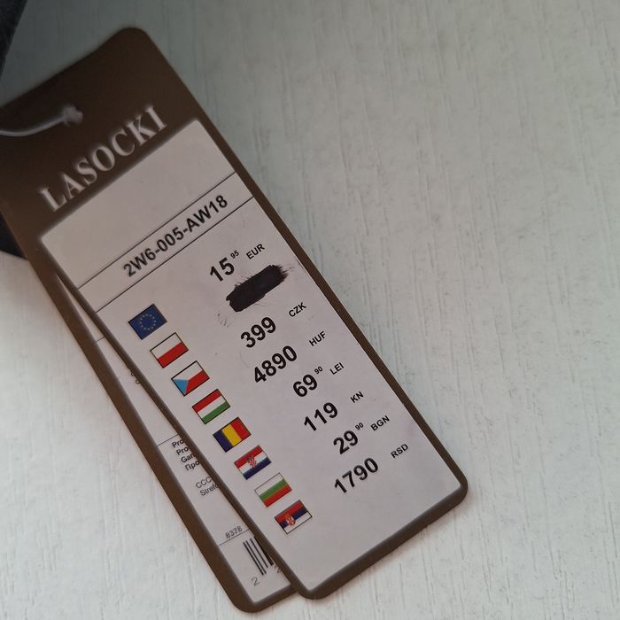 Czarne skórzane rękawiczki Lasocki nowe