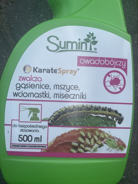 Sumin Karate, spray na mszyce, gąsienice itp.