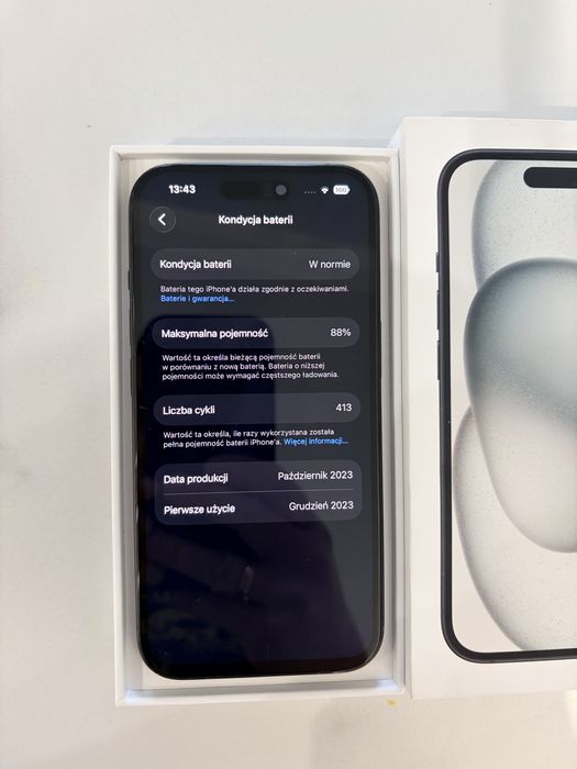Sprzedam iPhone 15 czarny