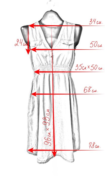 Джинсовое/ Коттоновое платье - сарафан H&M India для беременных