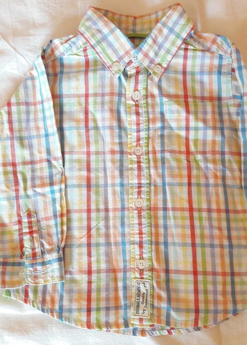 Bluza dresowa chłopięca, koszula i dżinsy , rozmiar 86 cm