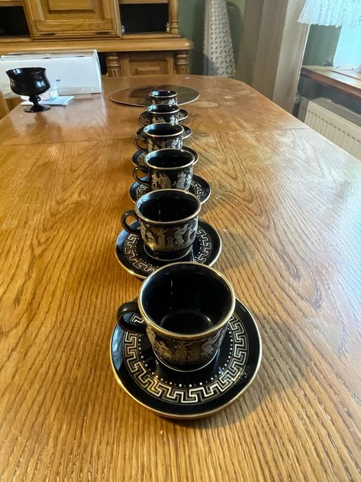 Filiżanki do kawy pozłacane hand made