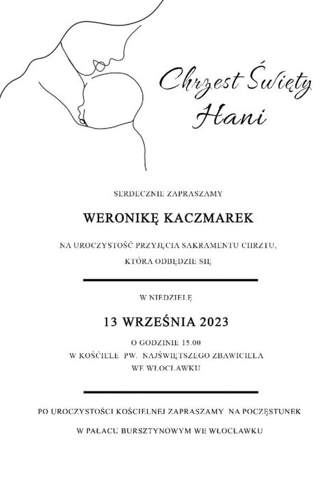 Zaproszenie na ślub wesele minimalistyczne boho