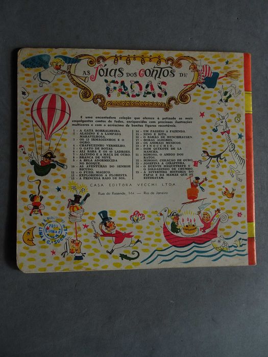 Livro Vecchi As jóias dos contos de fadas nº 11 O Fuzil mágico