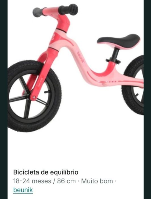 Bicicleta de equilíbrio